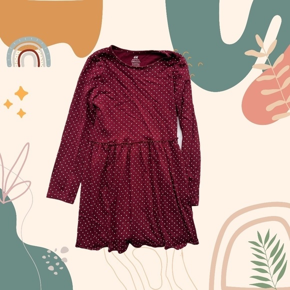 3/$15 H&M Youth M/L size 8/10 long sleeve dress - Picture 1 of 4